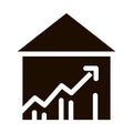 Building House And Arrow Vector Icon