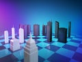 Building and house models in chess game