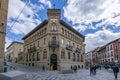 The building that houses the central post and telegraph office in Huesca