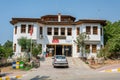Building housing the belediye municipal administration of Akyaka village in Mugla province of Turkey
