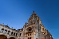 Building Hungarian Parliament House of Budapest popular tourist destination in Budapest Royalty Free Stock Photo