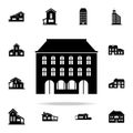 building icon. house icons universal set for web and mobile Royalty Free Stock Photo