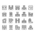 Building icon set