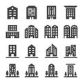 building icon set