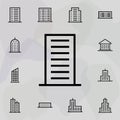 Building icon. Universal set of building for website design and development, app development Royalty Free Stock Photo