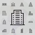 Building icon. Universal set of building for website design and development, app development Royalty Free Stock Photo