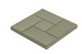 Building Ideas. Pale Square Pavement Road Stone Sample Tiles Isolated Over White