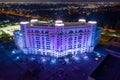 Building illuminated at night Seminole Hard Rock Hotel Casino