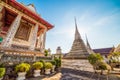 Building inside of Wat Arun Temple Complex in Bangkok, Thailand Royalty Free Stock Photo