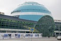 Building international airport Nursultan Kazakhstan Royalty Free Stock Photo