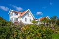 Building on the island Dyroen in Sweden Royalty Free Stock Photo