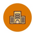 Building Isolated Vector icon which can easily modify or edit Royalty Free Stock Photo
