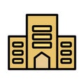 Building Isolated Vector icon which can easily modify or edit Royalty Free Stock Photo