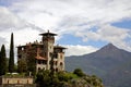 Building of Italian architecture at Lake Como