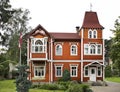 Building in Jurmala town. Latvia
