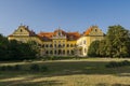 Building of the Karolyi Castle in Nagymagocs Royalty Free Stock Photo