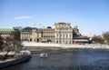 The building of Kungliga Operan Royal Swedish Opera behind Lilla Vartan in Stockholm Royalty Free Stock Photo