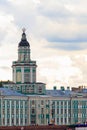 Building of Kunstkamera or Kunstkammer. Peter the Great Museum of Anthropology and Ethnography in St. Petersburg, Russia Royalty Free Stock Photo