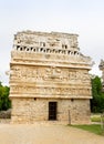 Building La Iglesia on the right side in ancient Mayan city Chichen Itza, Mexico Royalty Free Stock Photo