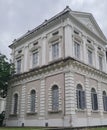 A building with a large window that says national museum of singapore Royalty Free Stock Photo