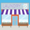 Building laundry flat design