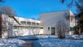 Building of the library by Finnish architect Alvar Aalto, Vyborg, Russia, 03/06/2022