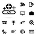 building links icon. Seo & Development icons universal set for web and mobile Royalty Free Stock Photo