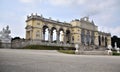 Building located on the border of the gardens and park of Schonbrunn Palace in Vienna.