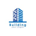 building logo template design vector icon illustration Royalty Free Stock Photo