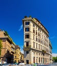 Building on Lungotevere Prati in Rome Royalty Free Stock Photo