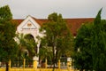 The building Mahkamah Bintulu, city Bintulu, Borneo, Sarawak, Malaysia. Royalty Free Stock Photo