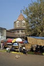 Building of Mandai Pune citys vegetable market