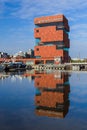 Building of the MAS museum in Antwerp Belgium Royalty Free Stock Photo