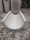 This is a building material made for drains.  Gondoriyo Village, Central Java, Semarang on Friday 22 January 2022 Royalty Free Stock Photo