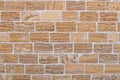 Building material texture. Bricks formed by seashells. Background, texture Royalty Free Stock Photo