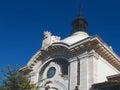 Building of Mercado da Ribeira or time out food market in Lisbon, Portugal Royalty Free Stock Photo