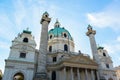 building in the middle of the yard which is a fountain in the form of statues Vienna, Austria