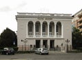 Building of Migjeni theater in center of Shkoder, Albania.