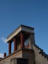 Building at the Minoan Palace with Charging Bull and Olive Tree Fresco