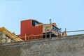 Building modifications evoke a resemblance to a piano on wheels... Gozo, Malta, Europe