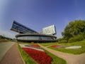 Building of Moscow School of Management SKOLKOVO Royalty Free Stock Photo