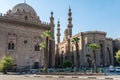 Building of Mosque of Madrassa of Sultan Hassan and the Mosque of Al Rifai in downtown of Cairo Royalty Free Stock Photo