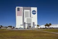 Building of Nasa, Kennedy space centre, Florida, USA Royalty Free Stock Photo