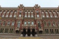 Building of the National Bank of Ukraine in Kyiv, spring view. Located in the historic area of Lypky in the Pechersk district Royalty Free Stock Photo