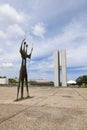 Square of the three powers in Brasilia