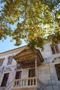 Building near Hippocrates tree at Kos island in Greece