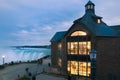 Building in the Niagara Falls at night. Ontario.Canada 17-10-2015 Royalty Free Stock Photo