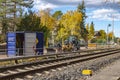 Building of a noise barrier in South-Berlin as preparation for railroad line for the rail connection between Berlin and Dresden