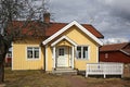 Building in Nusnas. Dalarna county. Sweden Royalty Free Stock Photo
