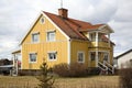 Building in Nusnas. Dalarna county. Sweden Royalty Free Stock Photo